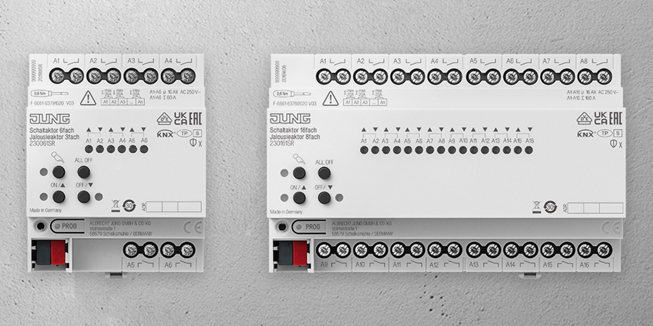 KNX Schalt- und Jalousieaktoren bei DW Elektrotechnik in Weiterstadt